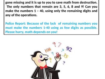 Maths Number Theft Challenge