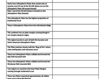 Edexcel B 9-1 Topic 1 EQ3 Tectonics SOL