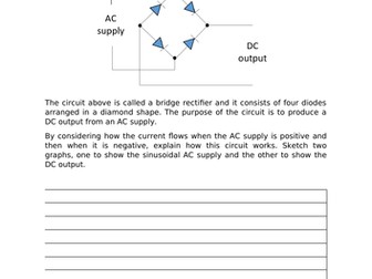 AQA Physics GCSE P5 (Electricity in the Home) - Gifted and Talented Resource Worksheets