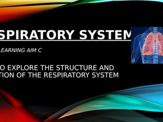 Level 3 BTEC Sport Unit 1 - Respiratory System