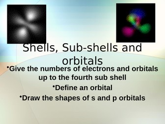 Shells, sub-shells and orbitals