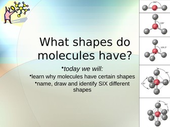 Shapes of molecules