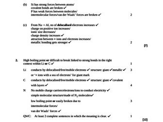 A level chemistry: periodicity