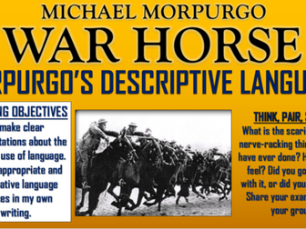 War Horse - Morpurgo's Descriptive Language!