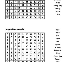 French wordsearches