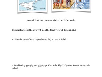 OCR Classical Civilisation A Level World of the Hero Aeneid Book 6 Workbook