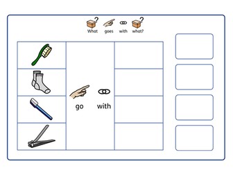 ASD  / Autism / SEN - Associations, workstation task