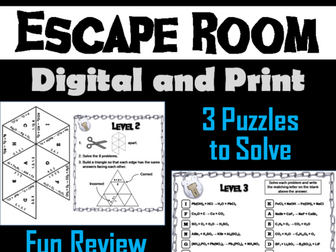 Chemistry Escape Room Bundle | Teaching Resources