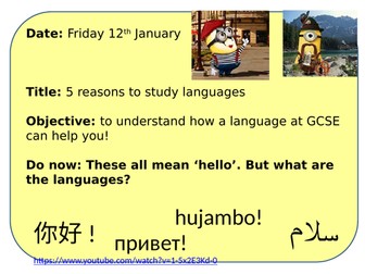 Why study languages?