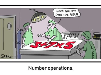 Number Operations-Funny Cartoon