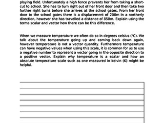 AQA Physics GCSE P8 (Forces in Balance) - Gifted and Talented Resource Worksheets