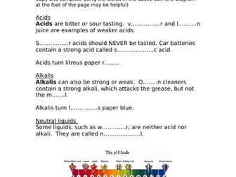 Acids and alkalis