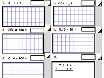 KS2 Arithmetic Tests (8 Assessments Including Answers) SATS Practice
