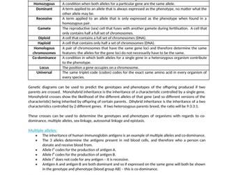 AQA A level Biology - Genetics, populations, evolution & ecosystems