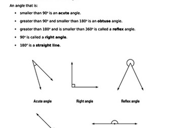 Northern Ireland Maths: Angles Unit: Workbooks and Support Materials