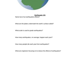 Earthquake Assessment /Quiz