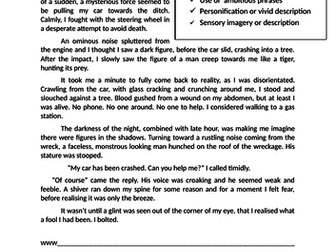 Model Narrative Writing 'Betrayal'