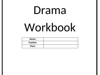 Key Stage 3 Drama Workbook