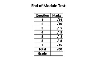 Core Organic Chemistry Assessments
