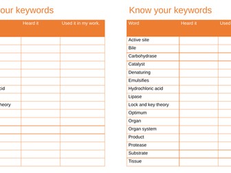 Enzyme keyword tally