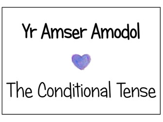 Welsh Conditional Tense Display