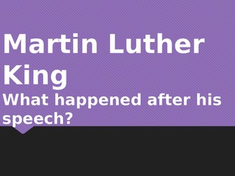 Black History Month - Martin Luther King and the march on Selma