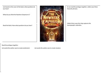 The Nowhere Emporium - Resources and ideas for a unit of work