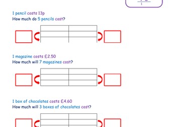 Structured Multiplication Word Problems