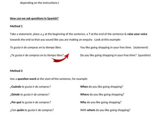 AQA GCSE Spanish Foundation speaking exam - How to tackle to role-play