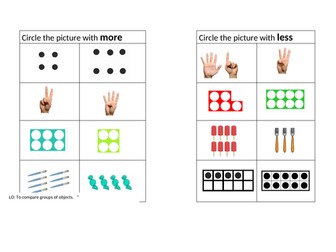 White Rose Maths Year 1 Place Value to 10 Planning with CP