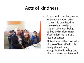 Random Act of Kindness Club Resources