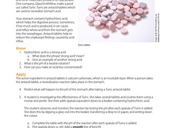 Antacid tablets and GlaxoSmithKline