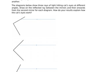 AQA Physics GCSE P14 (Light) - Gifted and Talented Resource Worksheets