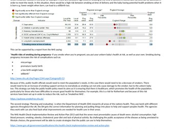 Unit 8 - Promoting Public Health - Example Work A.P1, A.P2 (BTEC Nationals)