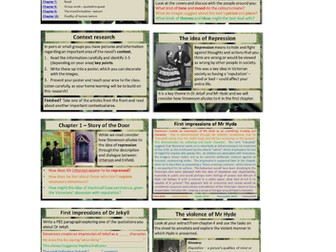 AQA GCSE Full SOW for Jekyll and Hyde