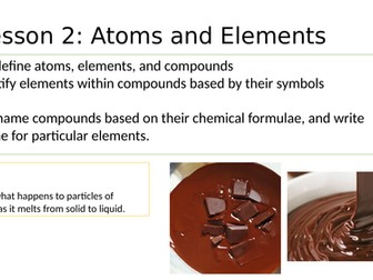 Atoms and elements