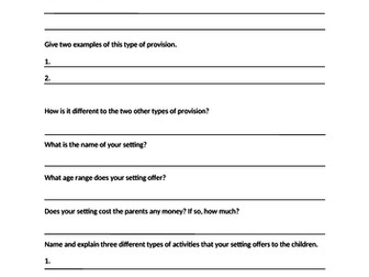 CACHE Level 2 Award in Child Development and Care (VRQ) - Unit 3 (Exam) LO3 Lesson Pack