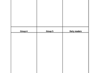 Complete KS1 guided reading folder templates