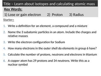 Calculating average atomic mass