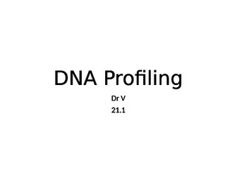 Chapter 21.1 DNA Profiling OCR Biology A GCE