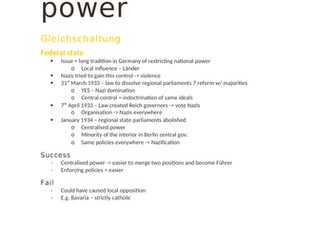 OCR A Level History - Democracy and Dictatorship notes - everything you need