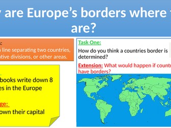 Why are Europes borders where they are?