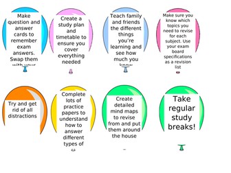Year 11 Revision Display Board Resources