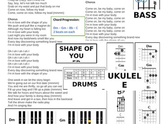 Shape of You Lead Sheet