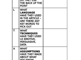 Global warming differentiated lesson