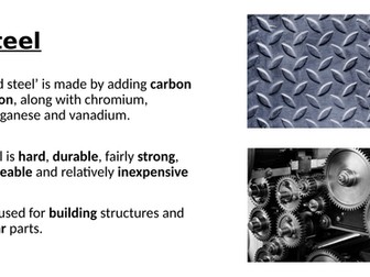 Alloys Information Hunt/Research Activity & Worksheet