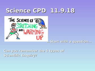 Primary Science CPD Good Questions