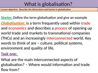 Global systems and global governance