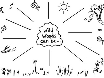 Wild Woods Poetry Frame + Warm-Up Sheet + Guide, Y3