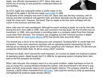 GCSE (9-1) Business - Entrepreneur case study and questions